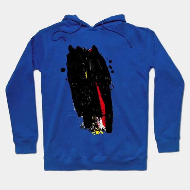 Black Brush For You by RegiaArt Hoodie by regiaart